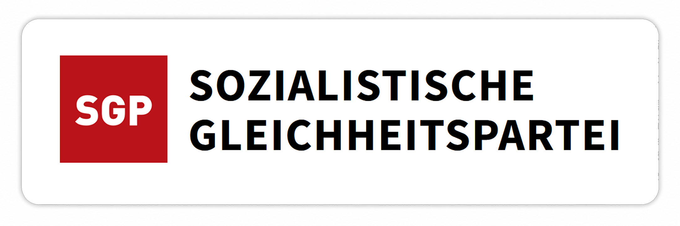 Logo SGP - Sozialistische Gleichheitspartei