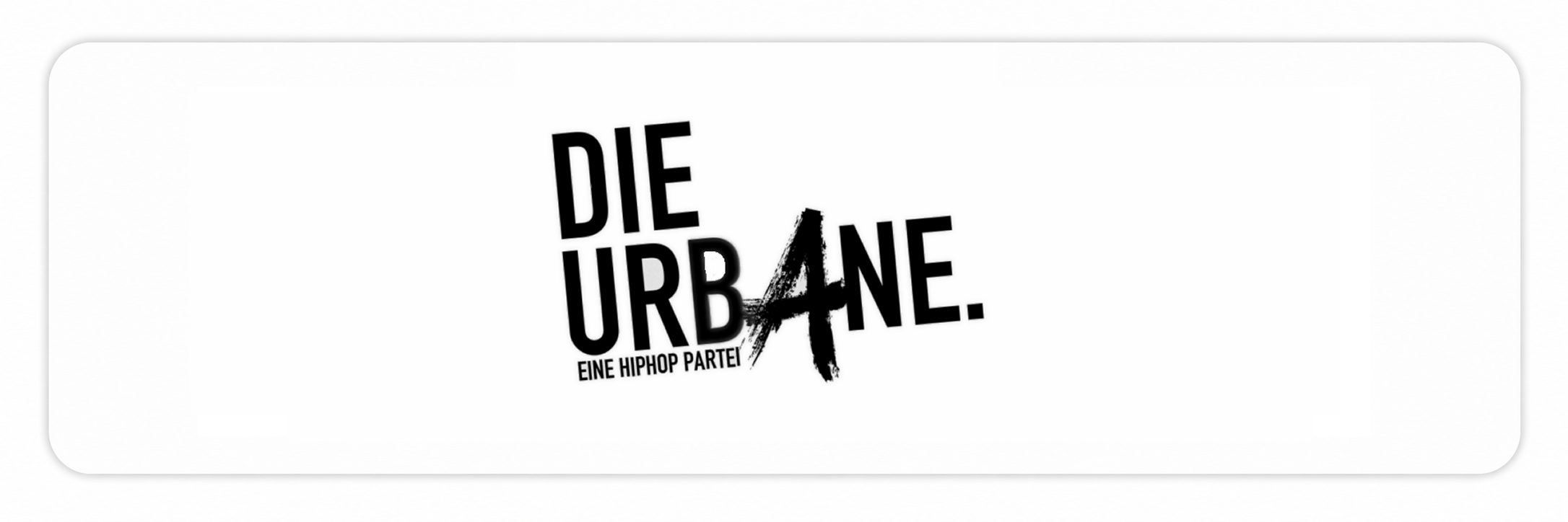 Logo Die Urbane. Eine HipHop Partei